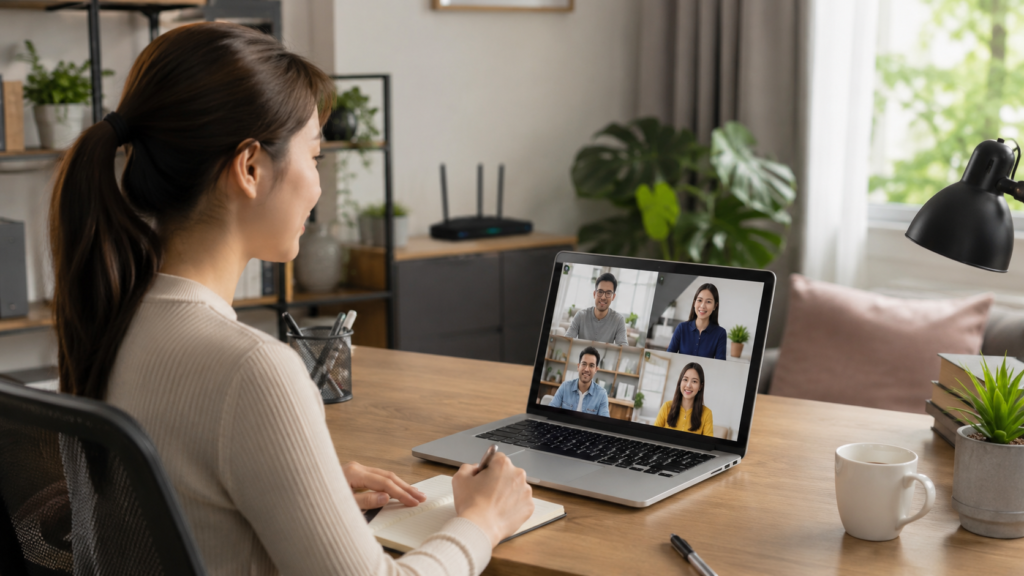 เน็ตบ้าน AIS สำหรับ Work from Home และประชุมออนไลน์ ควรเลือกแบบไหน คนทำงานจากบ้านใช้เน็ต AIS Fibre สำหรับประชุมออนไลน์