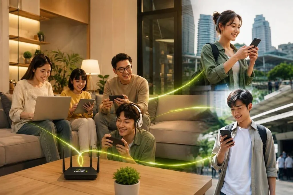 AIS Fibre 3 พร้อมซิมมือถือเสริมสำหรับครอบครัวยุคใหม่