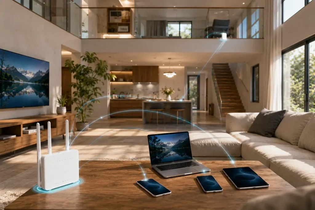Router AIS Fibre3 พร้อม Mesh WiFi กระจายสัญญาณทั่วบ้าน รองรับหลายอุปกรณ์