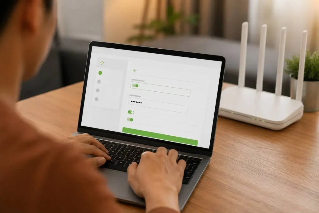 ขั้นตอนเปลี่ยนชื่อ SSID และ Password Wi-Fi บน AIS Fibre Router