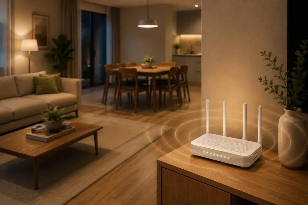 ระบบ AIS Fibre พร้อม Router ONT และ Mesh Wi-Fi ภายในบ้าน