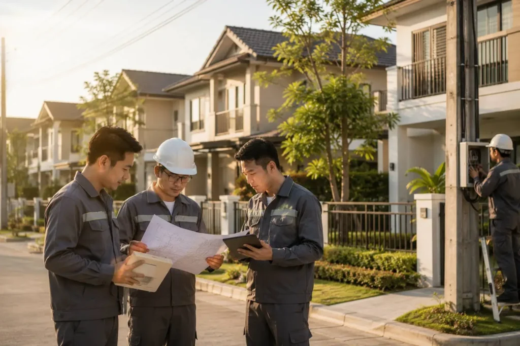 หมู่บ้านจัดสรรไม่มีสายไฟเบอร์ สมัคร AIS Fibre ได้ไหม